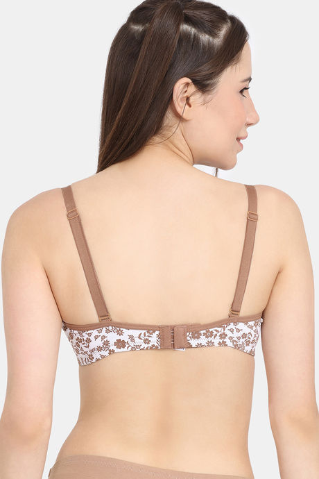 Rosaline Rerooted Simplicity Padded Non Wired 3/4th Coverage T-Shirt Bra (Pack of 2) - Multicolor — image 3